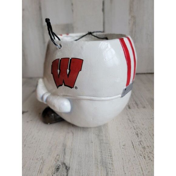 Wisconsin Badgers football trick or treat vintage basket candy Halloween ghost - Picture 4 of 11